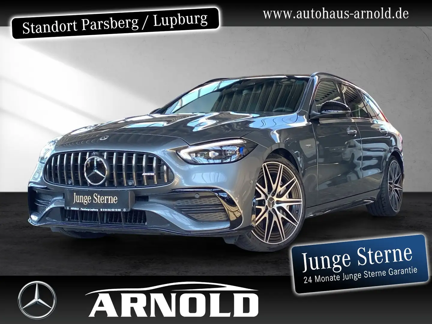 Mercedes-Benz C 43 AMG Mercedes-AMG C 43 T 4M Night Distr 360° Pano HUD Grau - 1