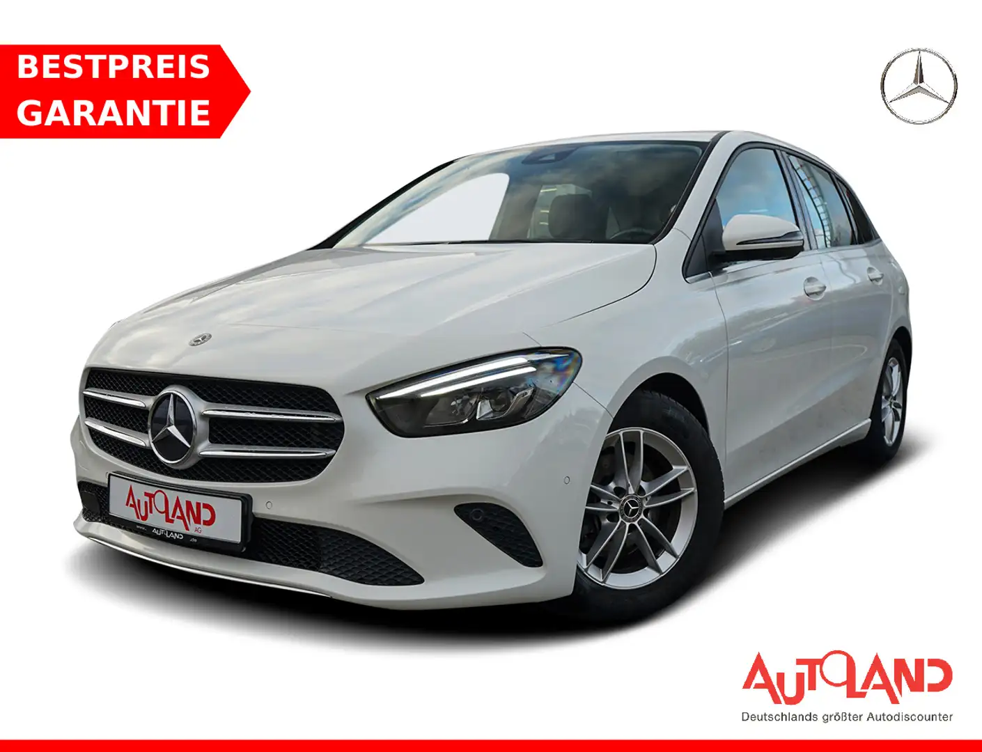 Mercedes-Benz B 180 B180 Style 7G-DCT LED Navi USB PDC Sitzheizung White - 1
