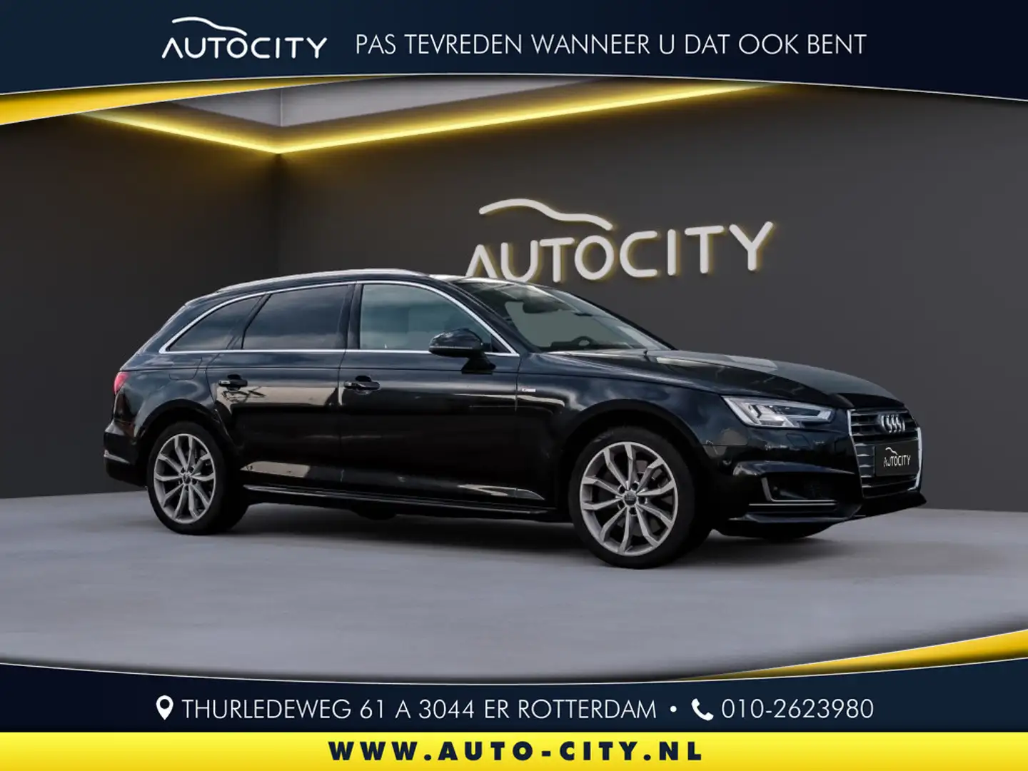 Audi A4 Avant 45 2.0 S Line MHEV Pano l HUD l Camera l Led Zwart - 1