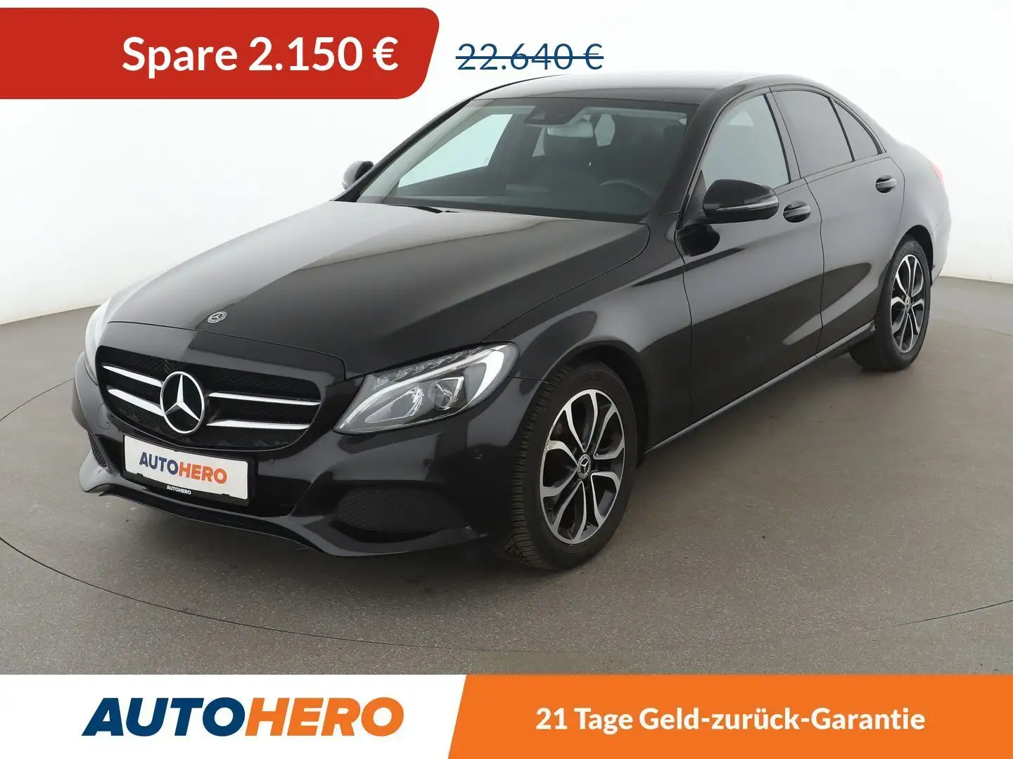 Mercedes-Benz C 180 CGI Avantgarde Aut.*LED*NAVI*TEMPO*CAM*PDC*SHZ* Schwarz - 1