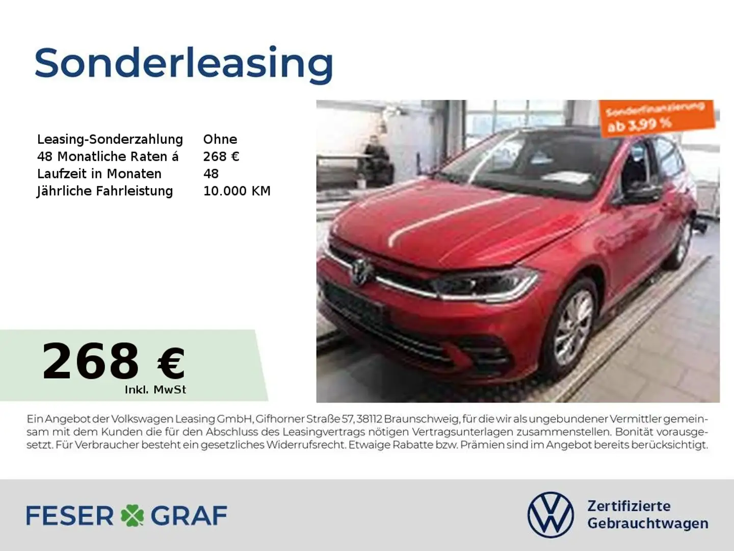 Volkswagen Polo Style 1.0 TSI DSG Navi Kamera LED ACC SiHz Rojo - 1