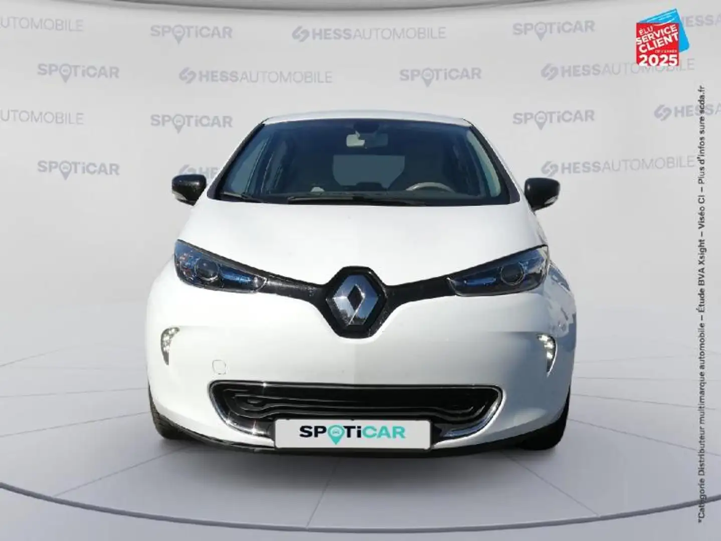 Renault ZOE Zen charge normale R90 Achat Intégral MY19 GPS Blanc - 2