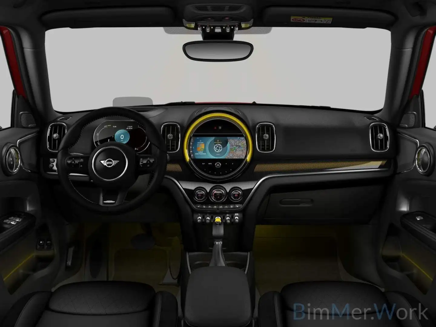 MINI Cooper SE Countryman ALL4 Kamera Panorama HUD 19 Rot - 2