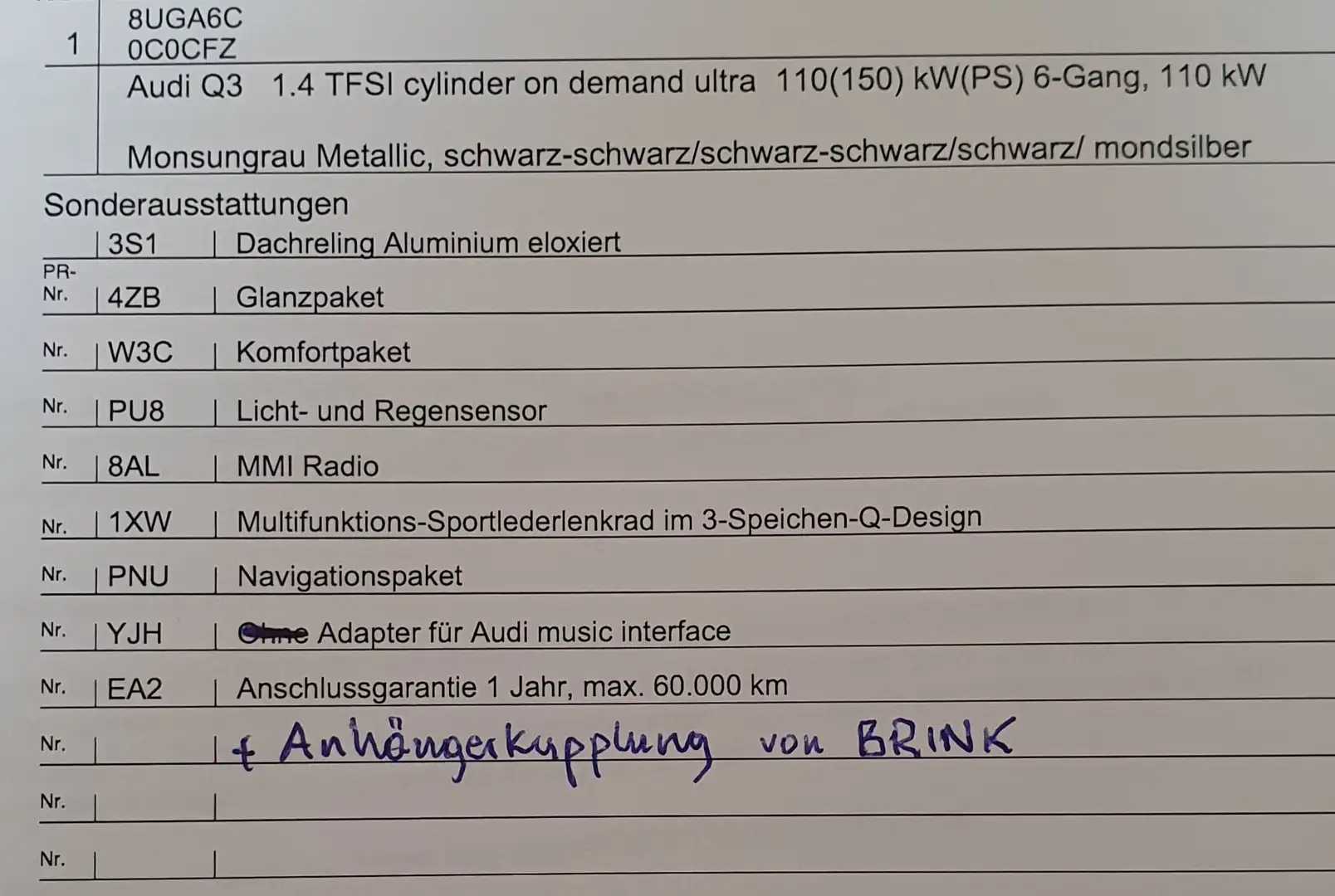 Audi Q3 Q3 1.4 TFSI cylinder on demand ultra Grau - 2