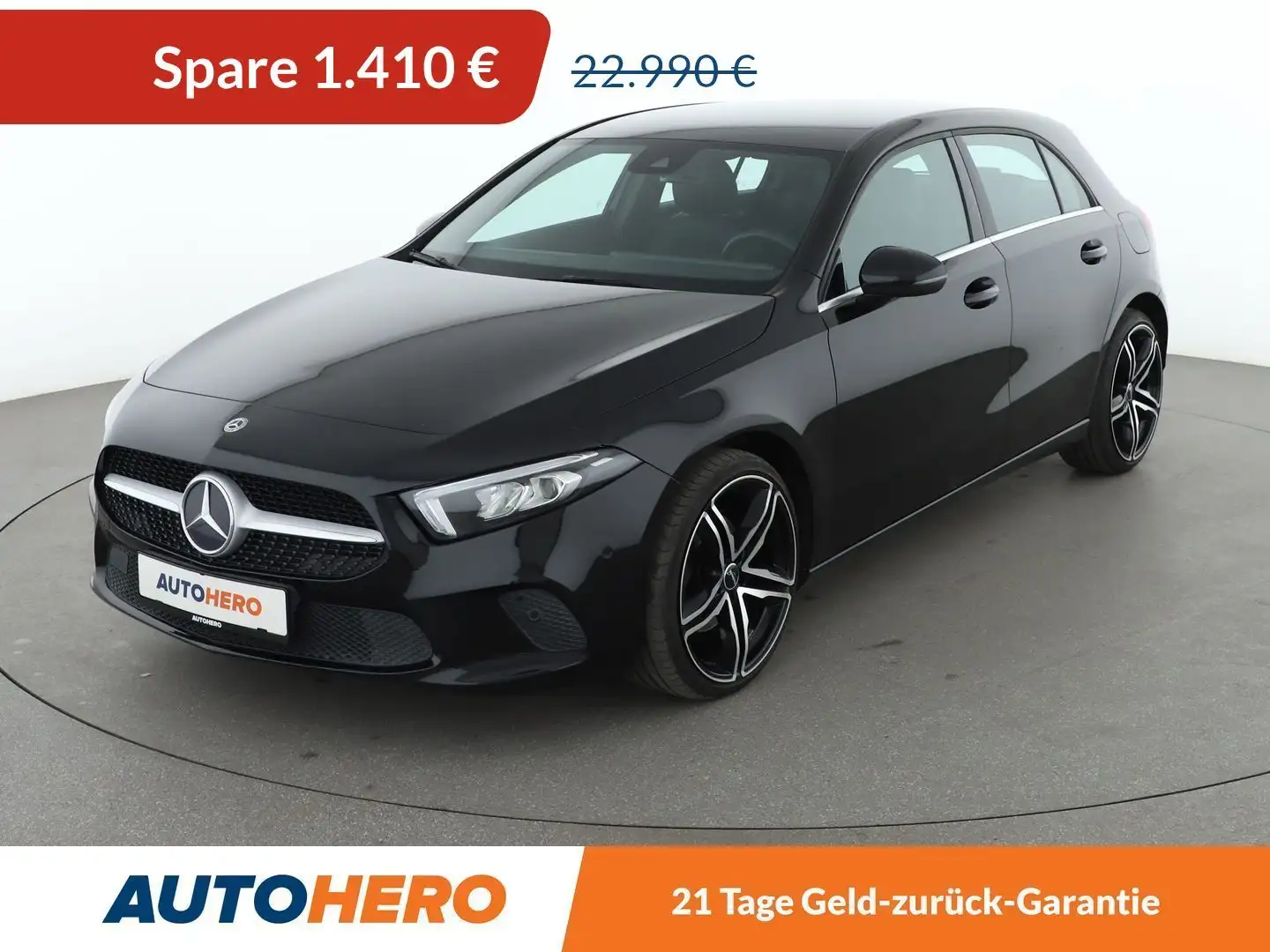 Mercedes-Benz A 200 d Aut.*NAVI*CAM*LED*PDC*SHZ*TEMPO*KLIMA*MBUX* Schwarz - 1