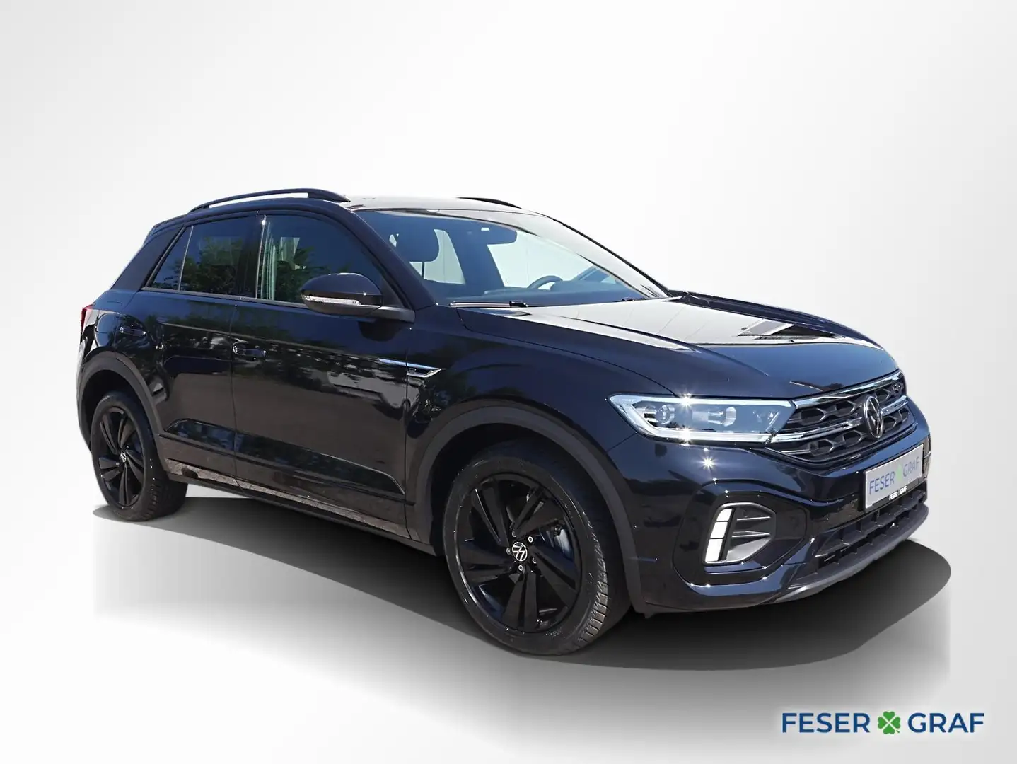 Volkswagen T-Roc 2.0 TDI R-Line Black DSG AHK RüKa Sitzh. Schwarz - 2