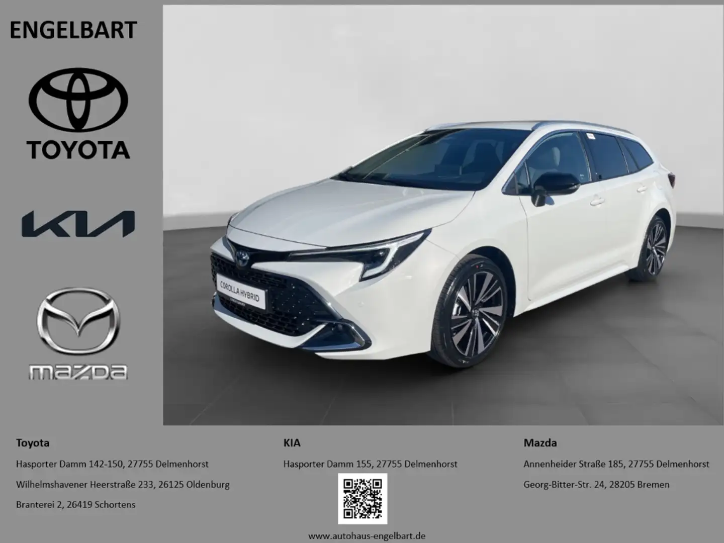 Toyota Corolla TS 1.8 Hybrid Teamplayer Technik Paket Grau - 1