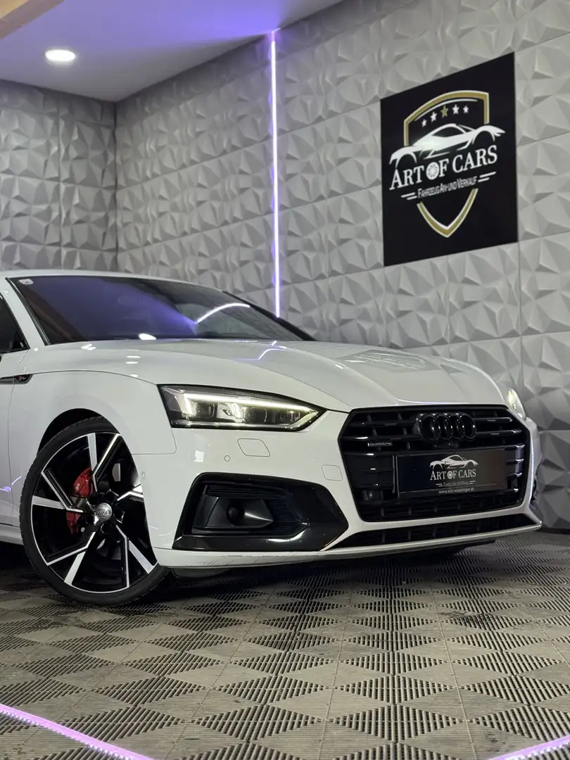 Audi A5 3x S-LINE/virtuall Cockpit/20" Alu/Navi/SHZ/PDC Blanco - 2
