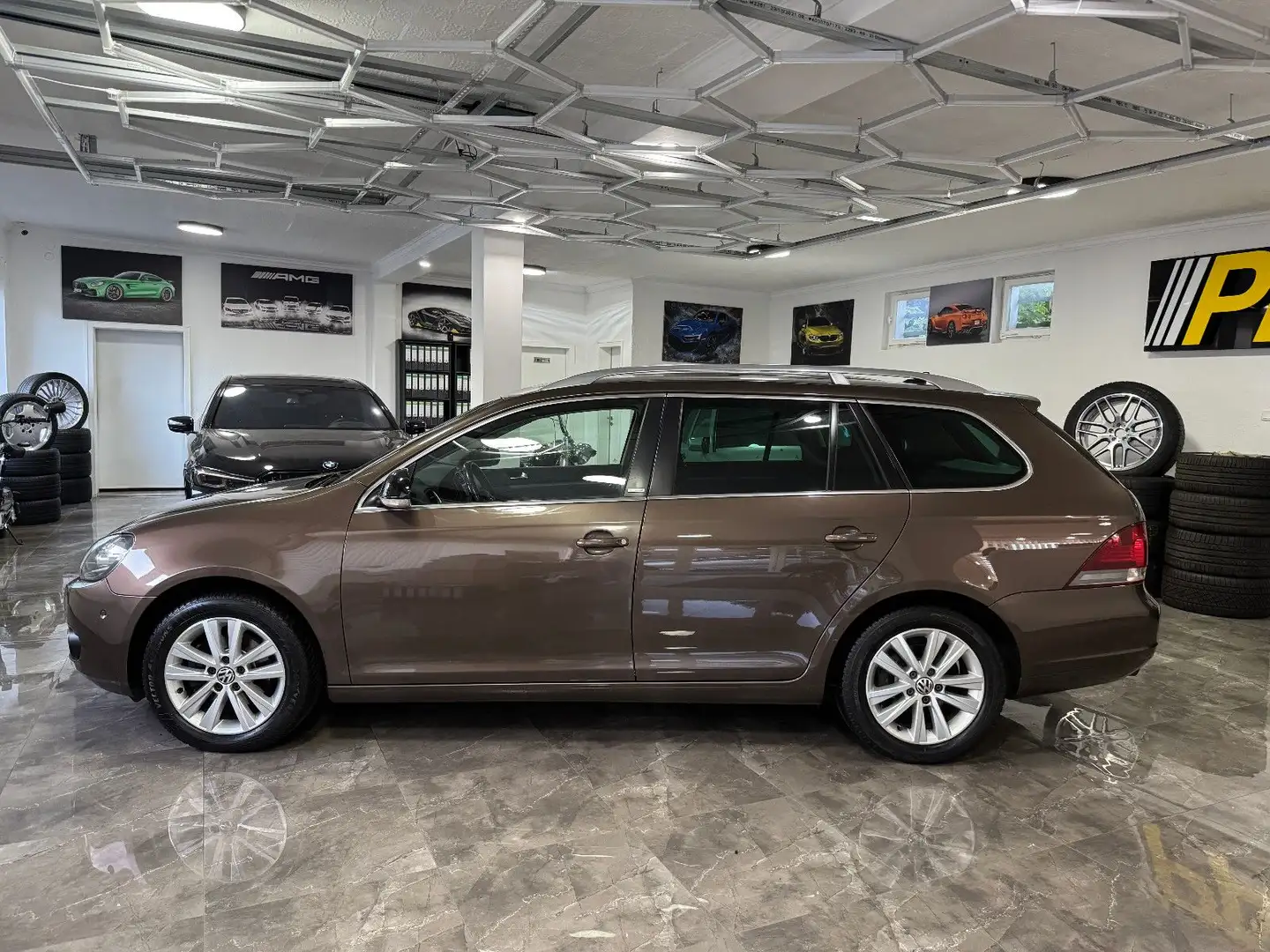 Volkswagen Golf VI 1.2 TSI Variant Style / Automatik Tempom Braun - 2