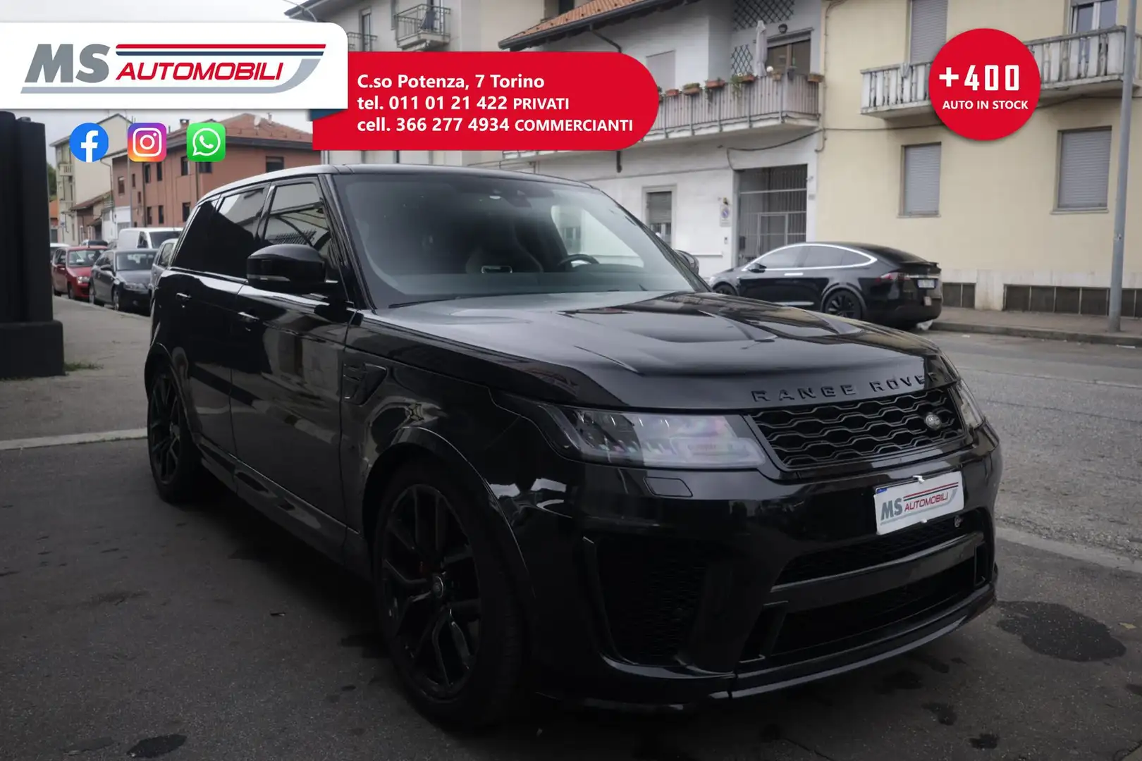 Land Rover Range Rover Sport Land Rover RR Sport Range Rover Sport 5.0 V8 Supe Nero - 1