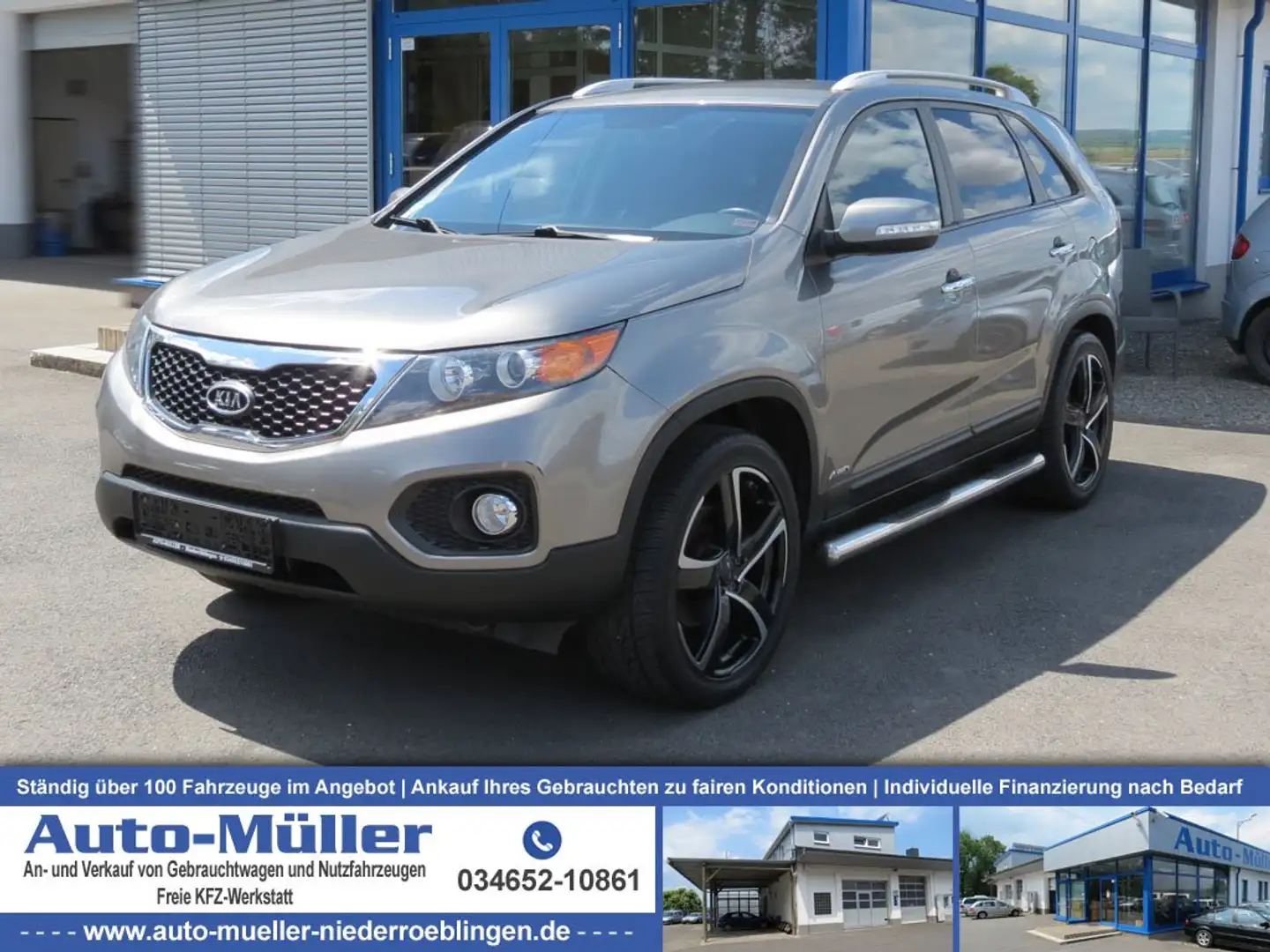 Kia Sorento Vision 4WD AHK Klima 20-Zoll-LMF Grau - 1