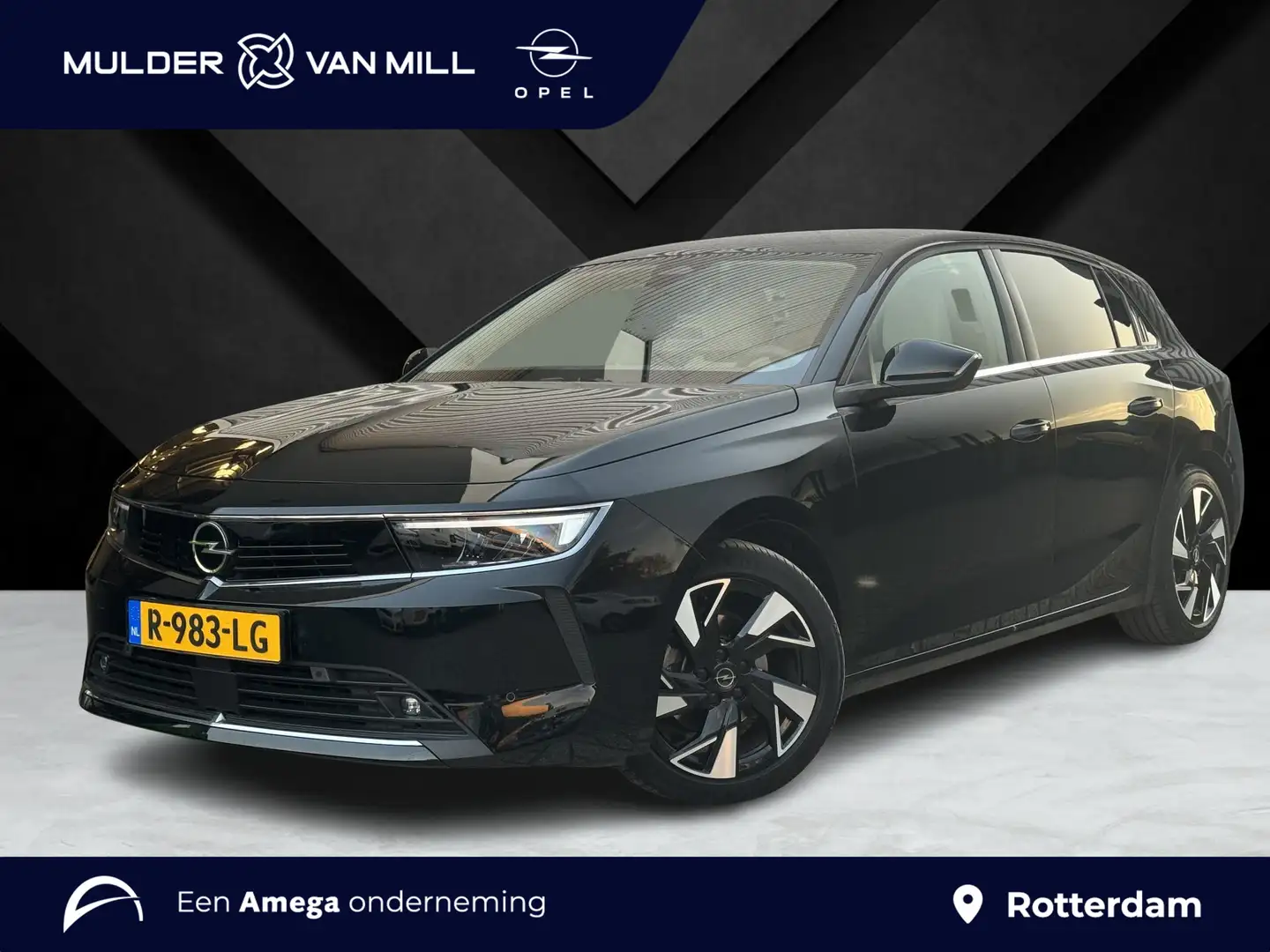 Opel Astra Elegance 1.2 Turbo 130pk | AGR-STOEL | KEYLESS | O Zwart - 1