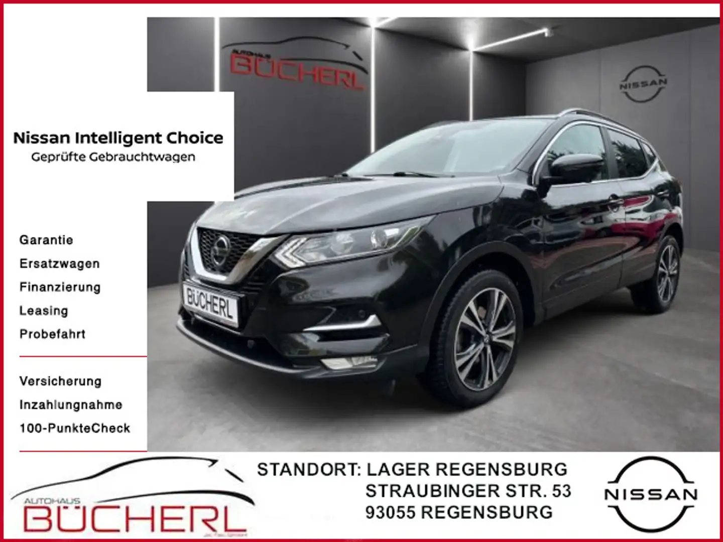 Nissan Qashqai Zama Automatic, 360°-Kam., PANO, SHZ, NA Noir - 1