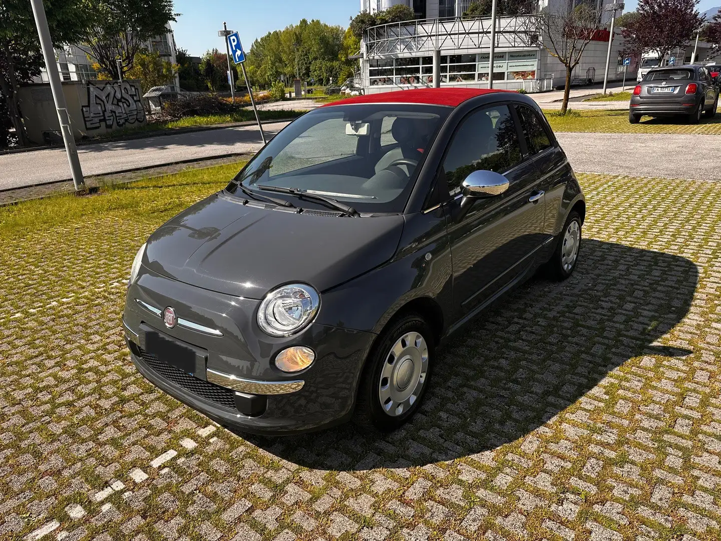 Fiat 500C 500C 1.2 By Gucci Per Neo Patentati Gris - 1