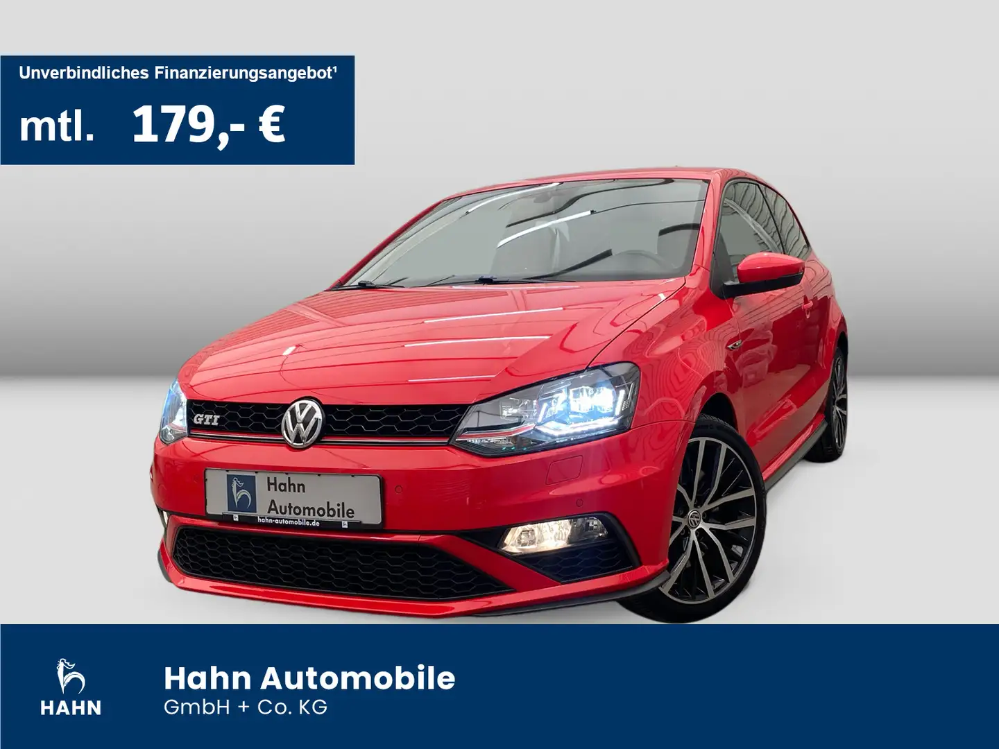 Volkswagen Polo GTI 1.8 TSI Sitzheizung PDC LED Rood - 1
