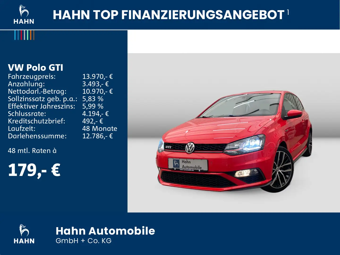 Volkswagen Polo GTI 1.8 TSI Sitzheizung PDC LED Rood - 2