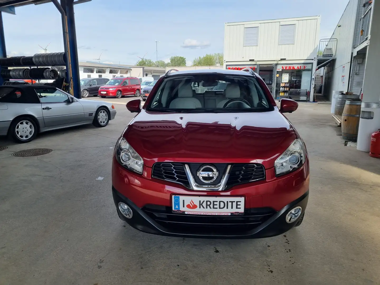 Nissan Qashqai Tekna 2,0i Allrad Automatik - Topzustand! Rot - 2