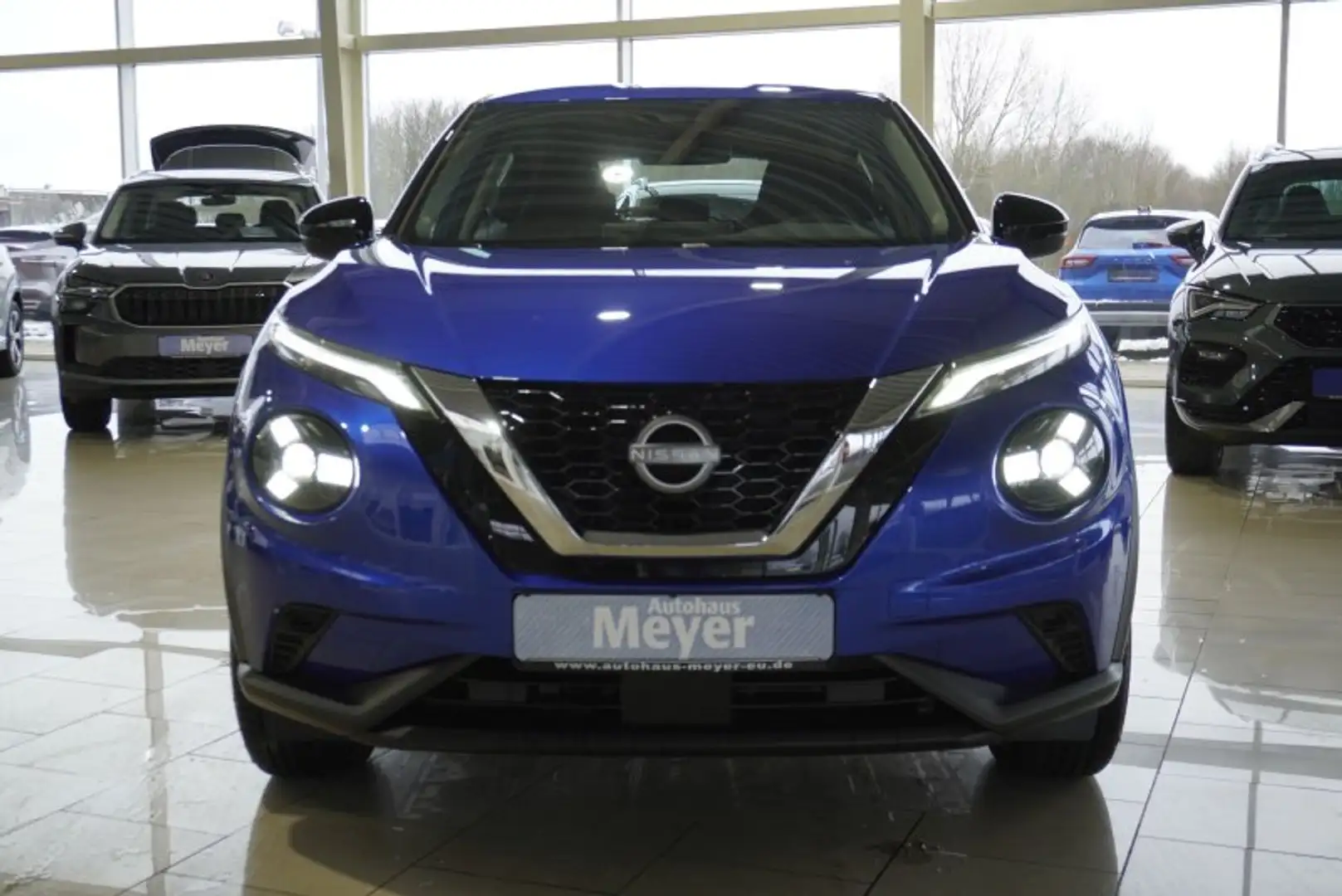 Nissan Juke Facelift 1.0 DIG-T Voll-LED/Kamera/Sitzhz/Klimaaut Blau - 2