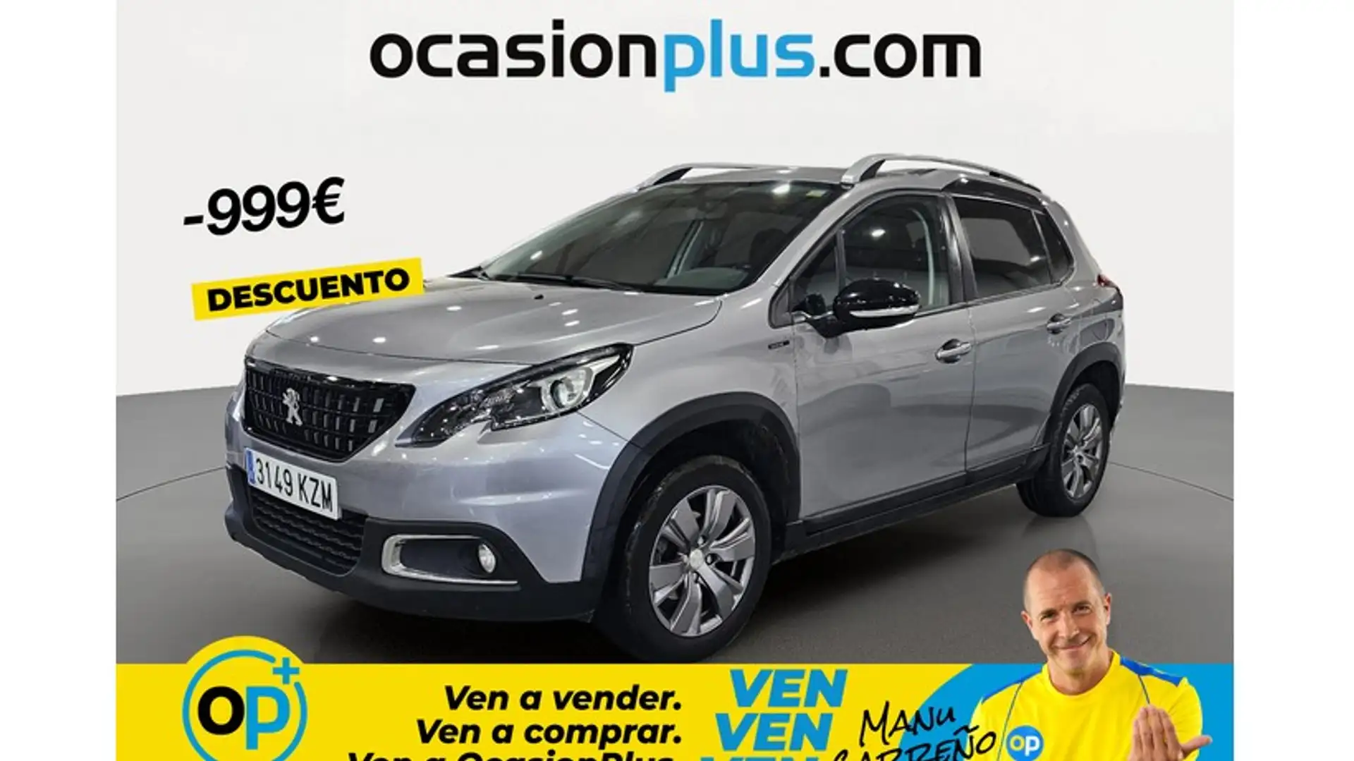 Peugeot 2008 1.2 PureTech S&S Signature 82 Gris - 1
