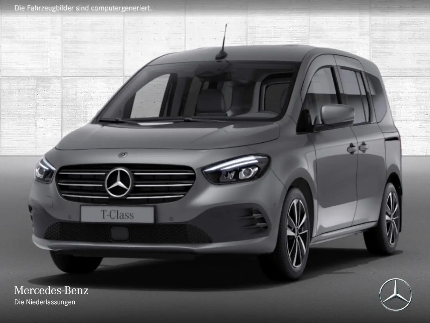 Mercedes-Benz T-Class T 180 d EDITION+PROGRESSIVE+Klimaautom+AHK+Navi Grau - 2