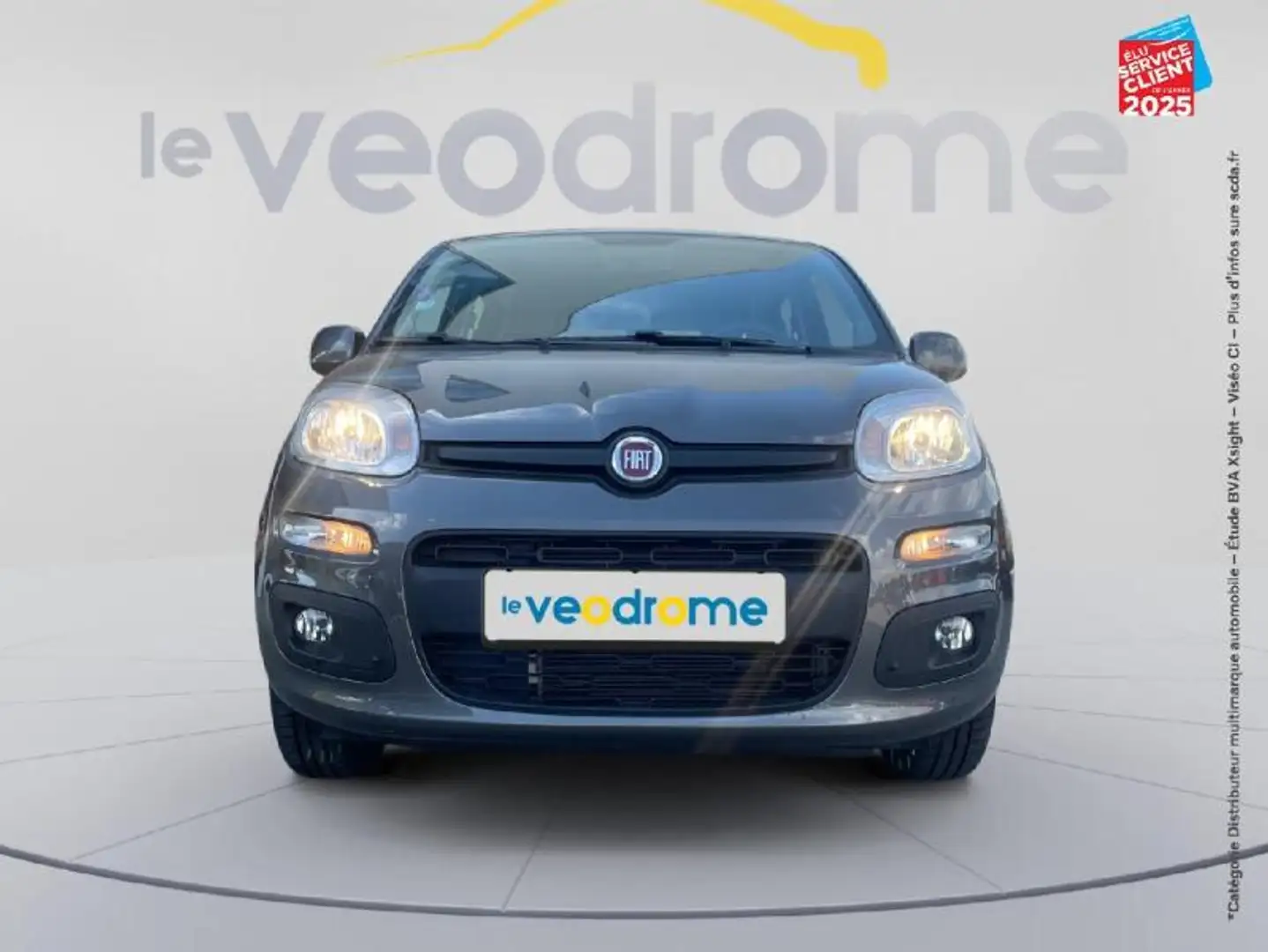 Fiat Panda 1.2 8v 69ch Lounge Gris - 2