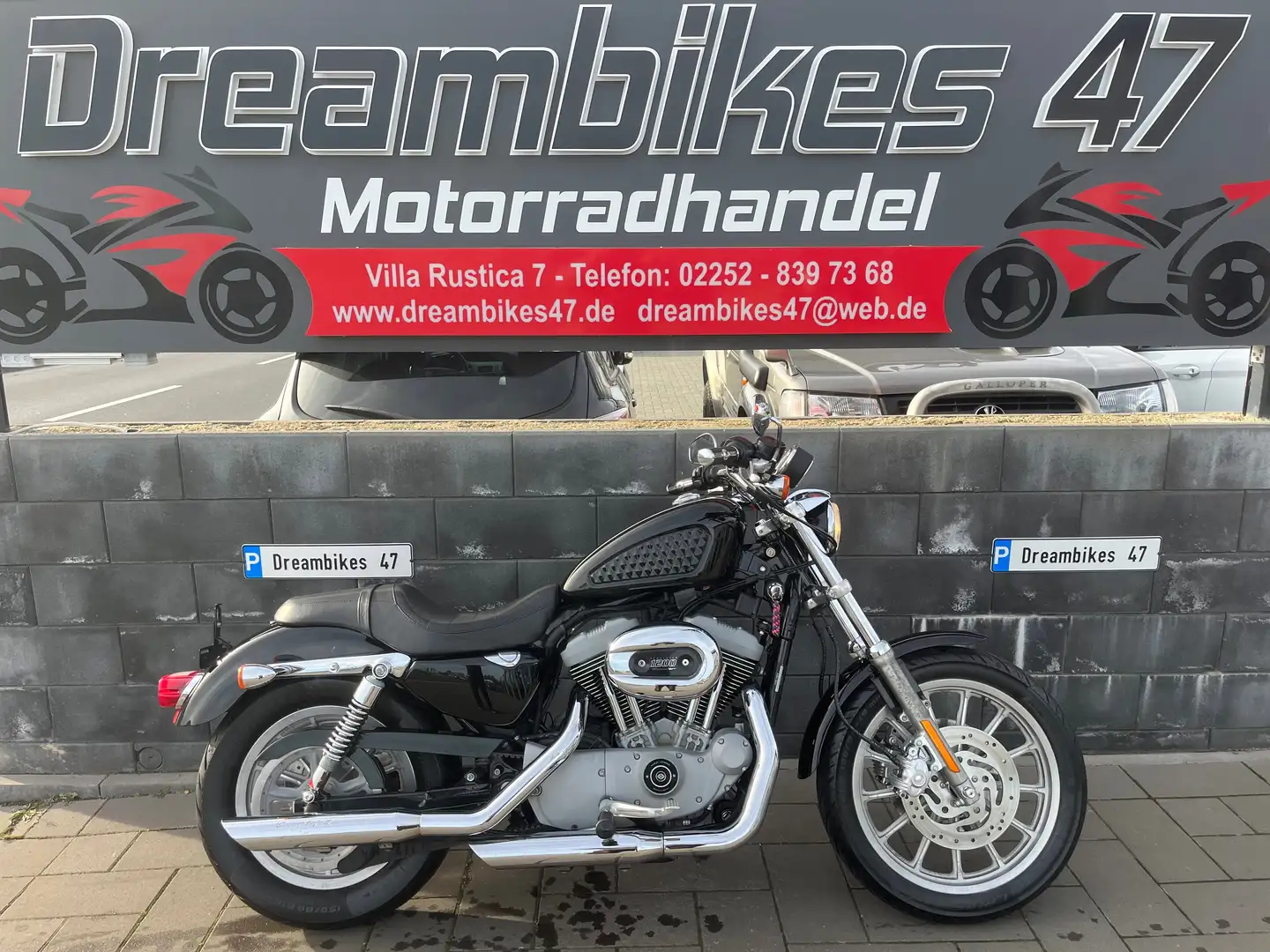 Harley-Davidson XL 1200 R**5HD**EAGLE ll AUSPUFF**INSPEKTION, REIFEN NEU** Negro - 1