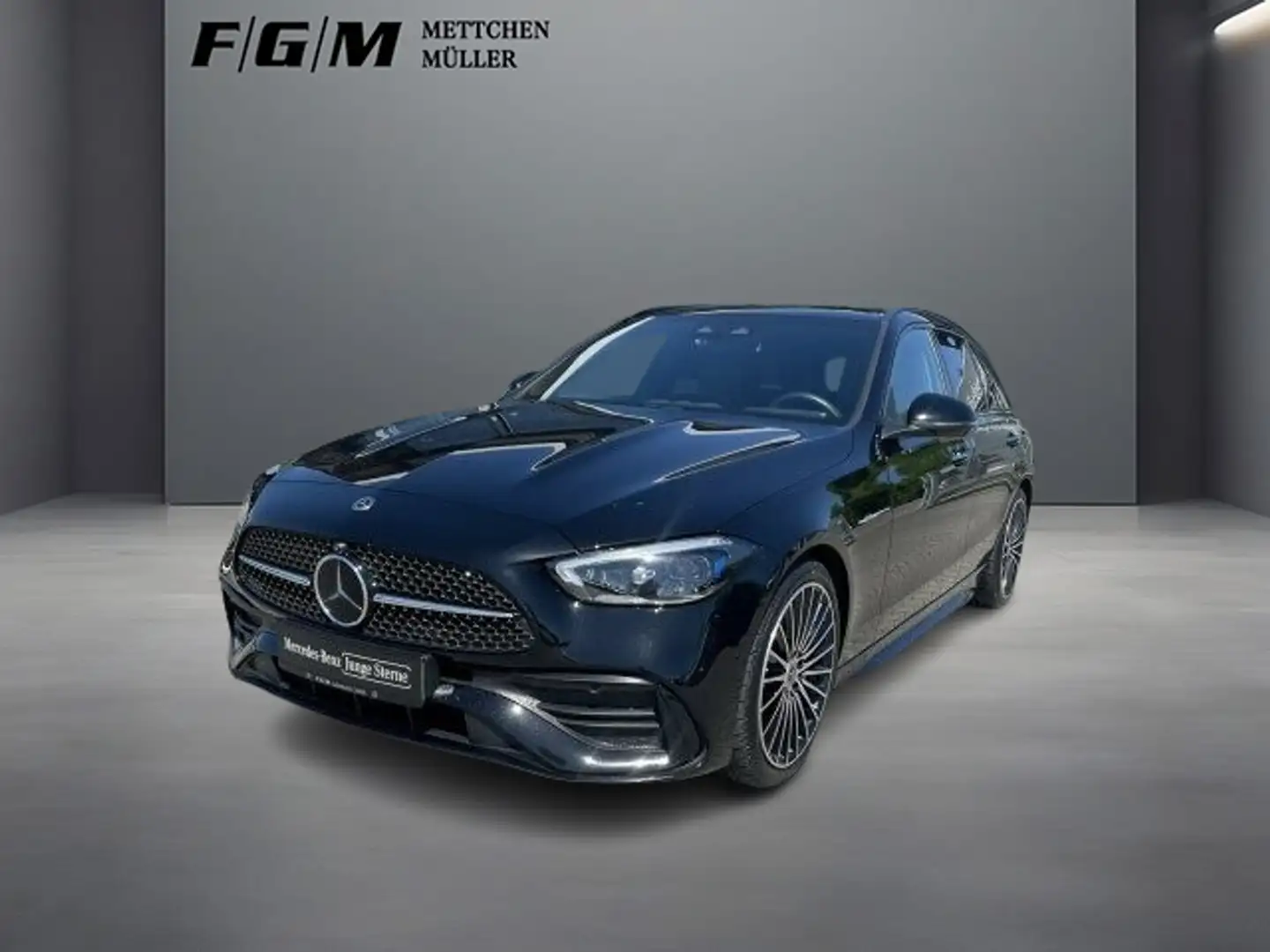 Mercedes-Benz C 300 T 4Matic AMG Line +Avantgarde+LED+Wide+360 Zwart - 1