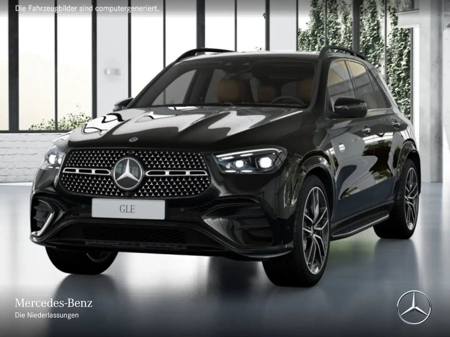 Mercedes-Benz GLE 450 d 4M AMG+NIGHT+PANO+360+AHK+MULTIBEAM+22" Schwarz - 2