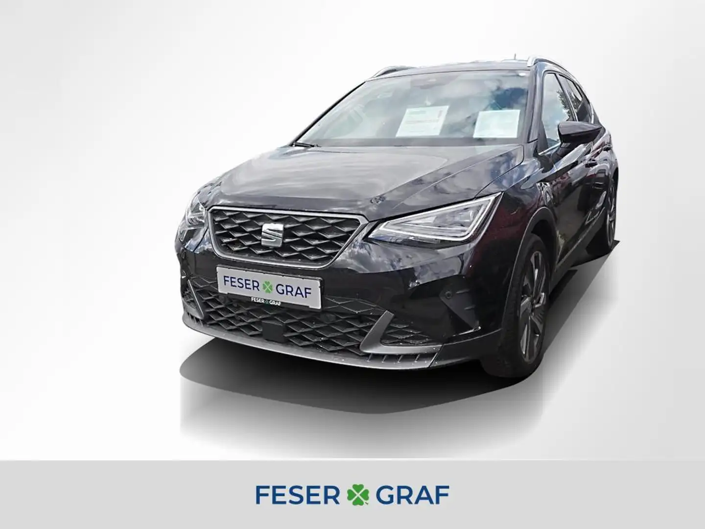 SEAT Arona 1.0 TSI FR DSG GRA LED Navi RüKa Sitzh. Noir - 1