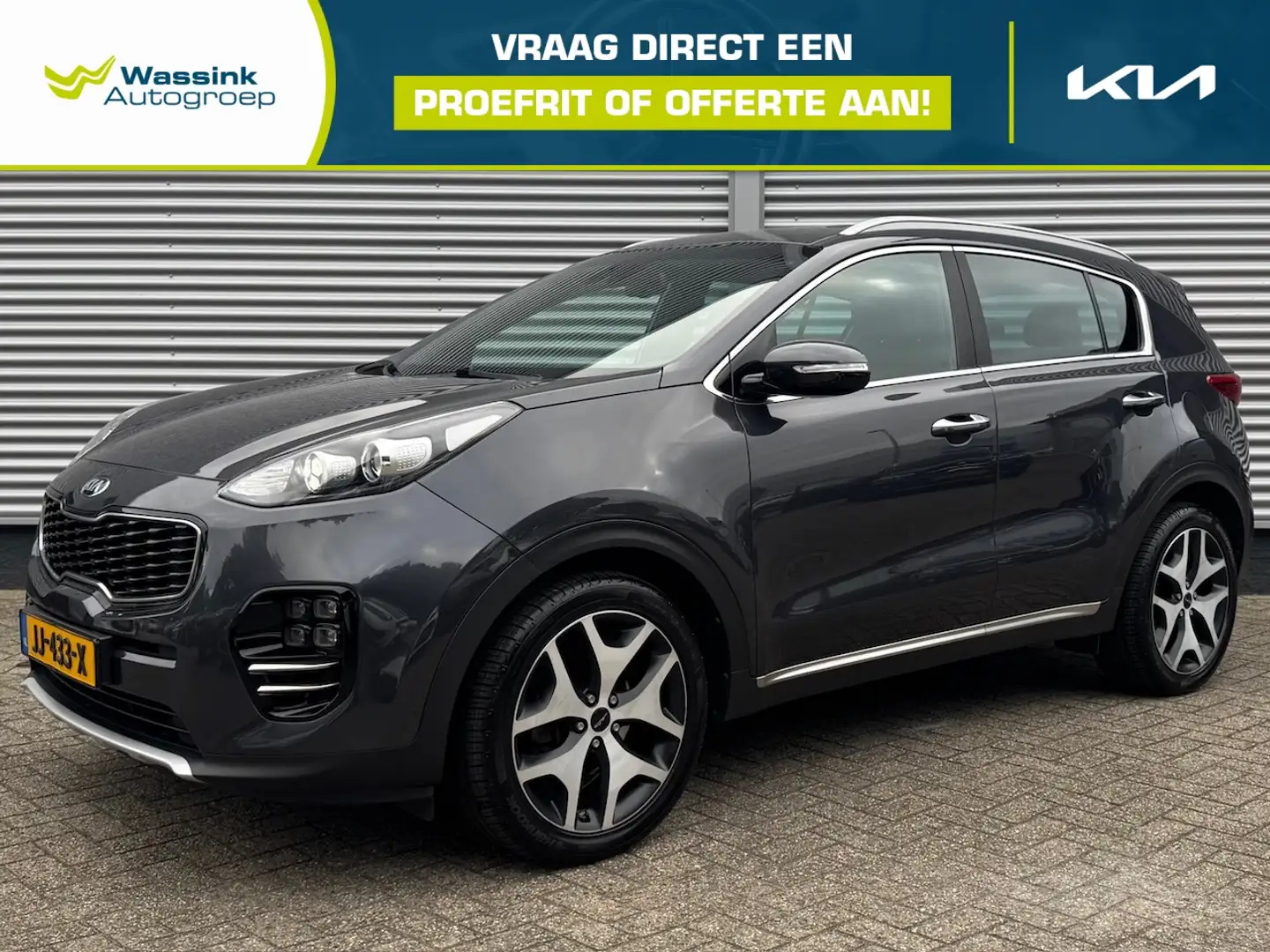 Kia Sportage 1.6 T-GDI 177pk GT-Line First Edition | Trekhaak | Grau - 1