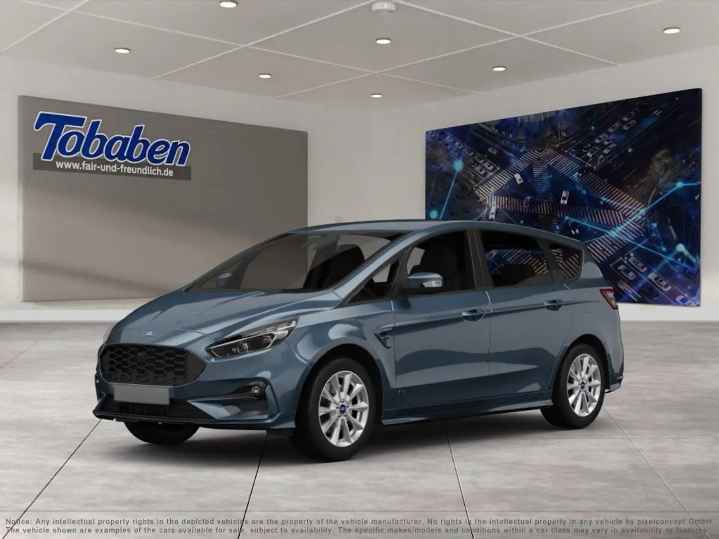 Ford S-Max 2.0 EcoBlue Titanium Start/Stopp (EURO 6d) Blau - 1