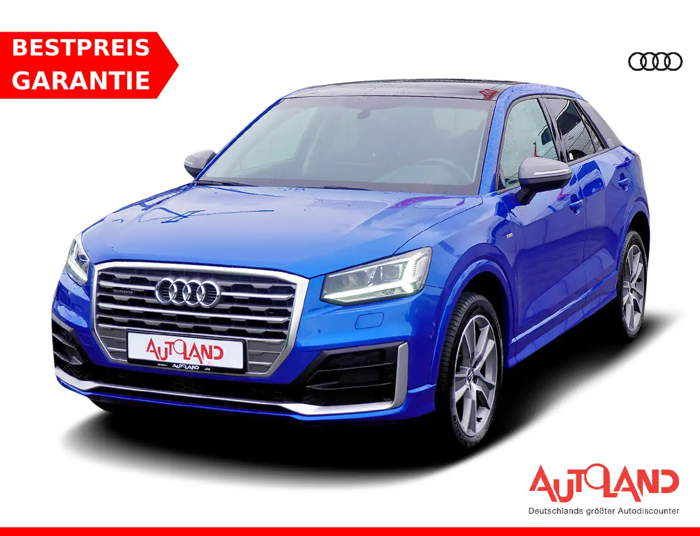 Audi Q2 2.0 TDI quattro S-line LED Navi Panorama B&O Blau - 1