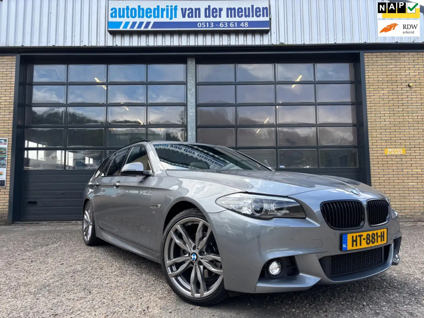 BMW 520 5-serie Touring 520i High Executive M-sport pakket Gris - 1