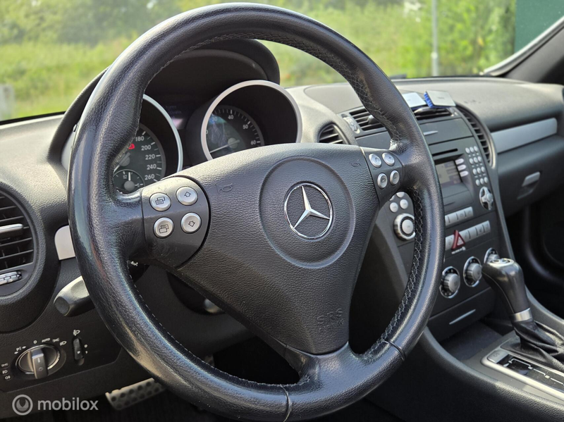 Mercedes-Benz SLK 200 K. Windscherm Airco Leder In nette staat met Onder — photo 7