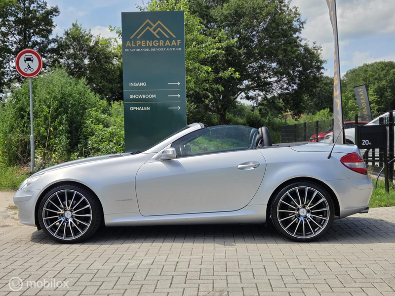 Mercedes-Benz SLK 200 K. Windscherm Airco Leder In nette staat met Onder — photo 2