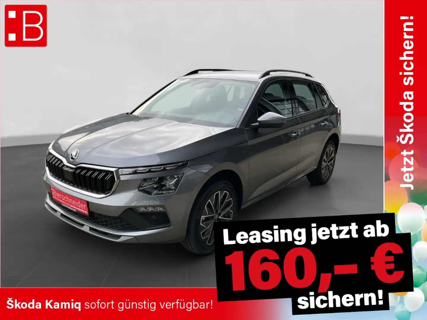 Skoda Kamiq 1.0 TSI Tour MATRIX LED KAMERA SITZHEIZUNG Grau - 1