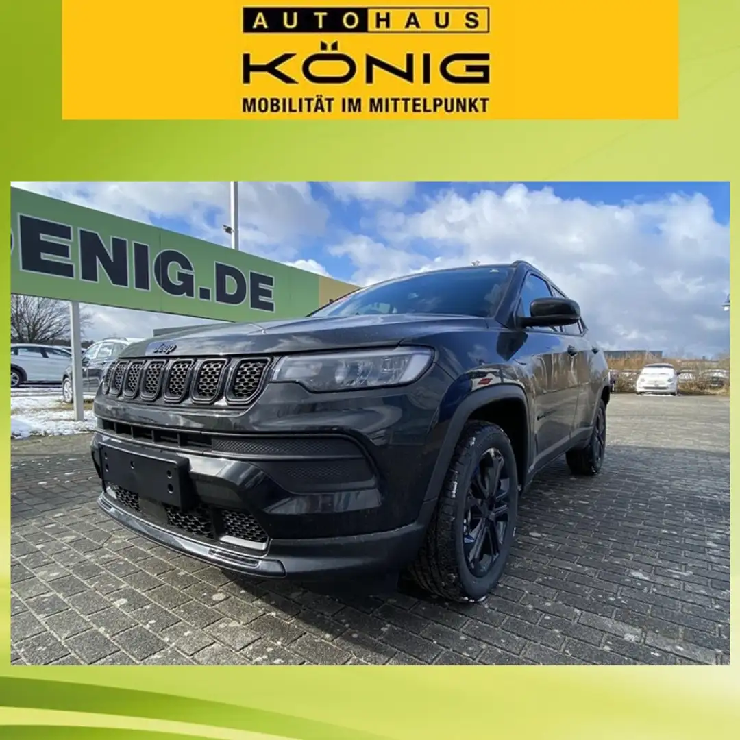 Jeep Compass Night Eagle Rückfahrkamera Carplay SHZ Schwarz - 1