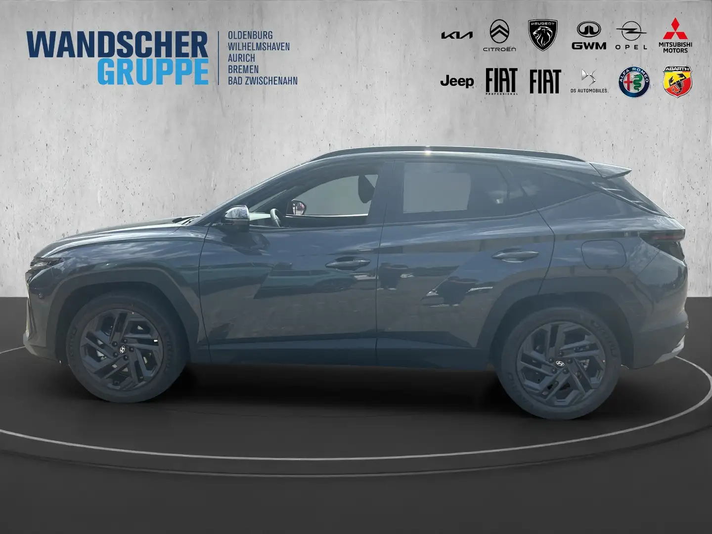 Hyundai TUCSON 1.6 ANNIVERSARY 48V hybrid 2WD HUD 360 Gris - 2
