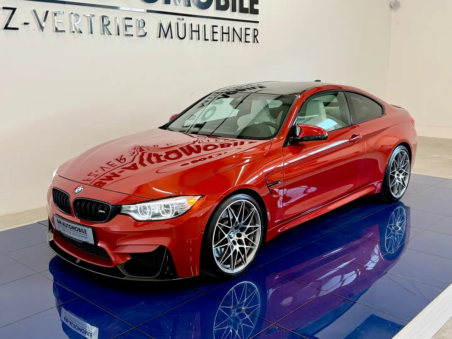 BMW M4 Competition 450PS,PerformanceCarbonPaket,noOPF, Orange - 2