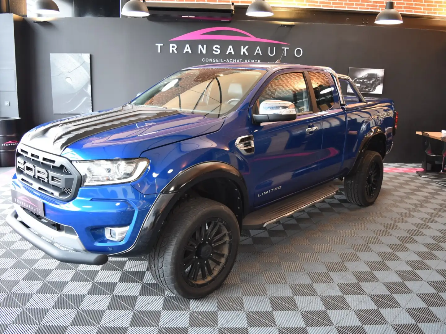 Ford Ranger RANGER SUPER CABINE 2.0 ECOBLUE 170 BV10 LIMITED Синий - 1