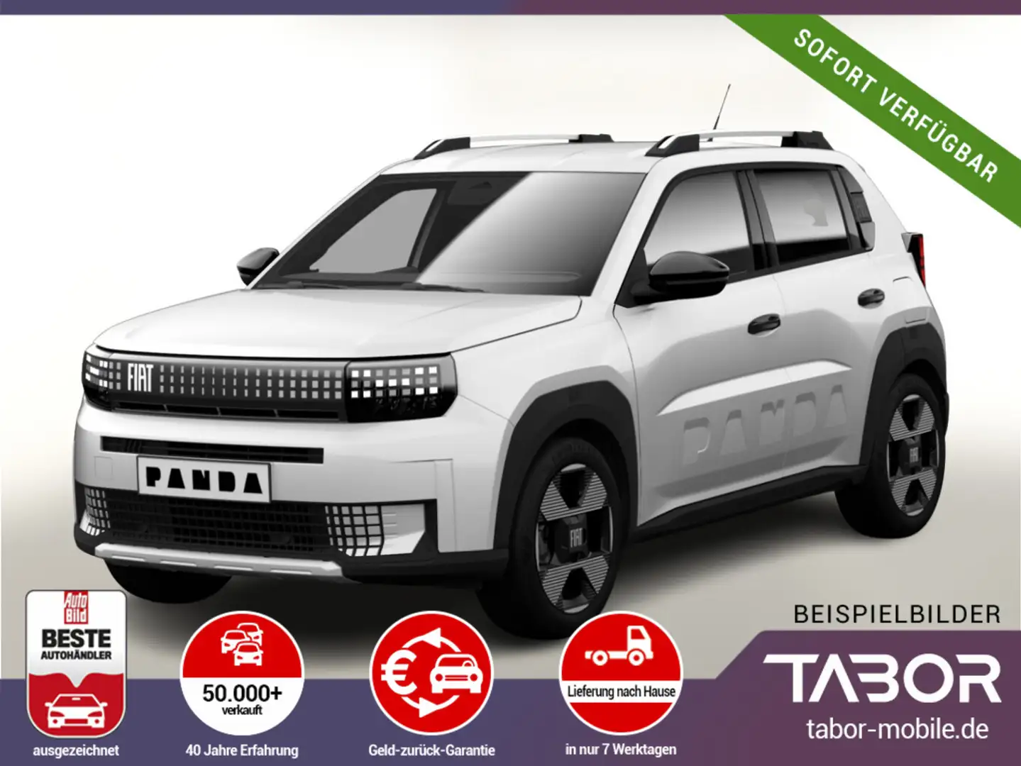 Fiat Grande Panda La Prima MHEV AT Nav Kam UVP-13%* Bílá - 1