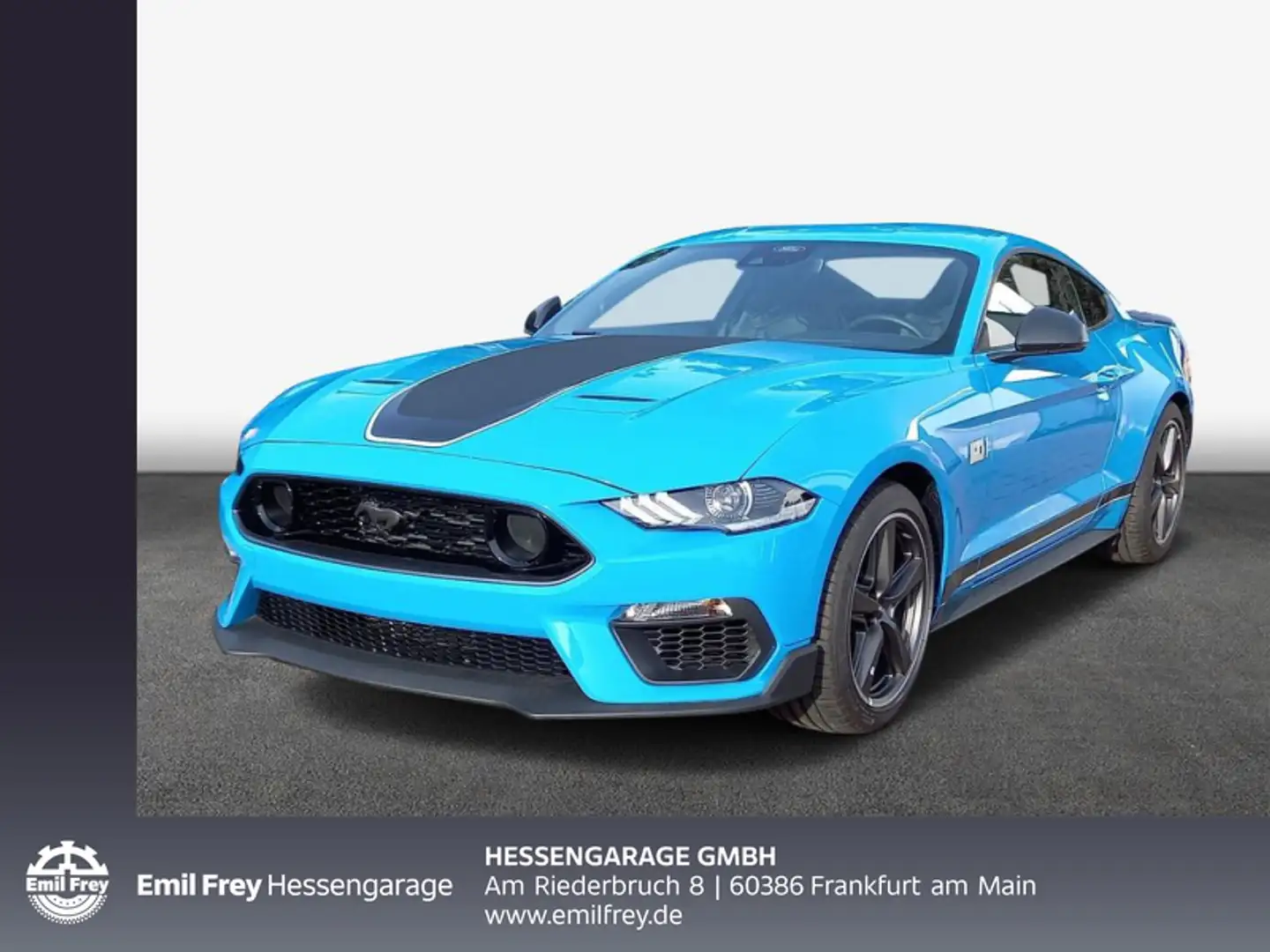 Ford Mustang Fastback 5.0 Ti-VCT V8 Aut. MACH1 338 kW, Blau - 1