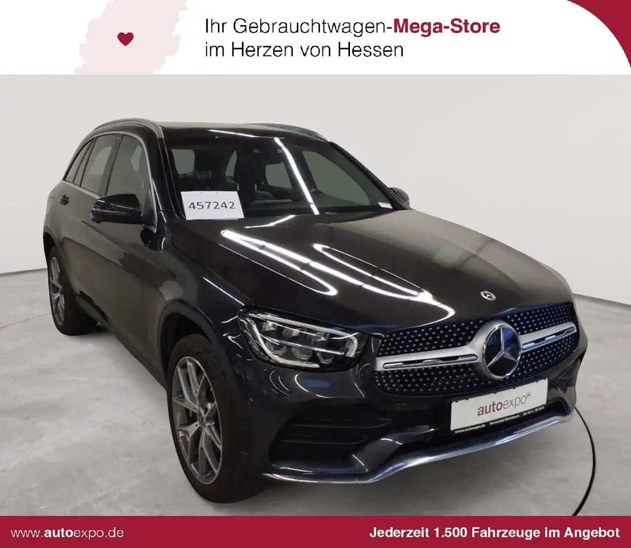 Mercedes-Benz GLC 300 GLC 300de 4M 9G AMG Line AHK PANO Schwarz - 1