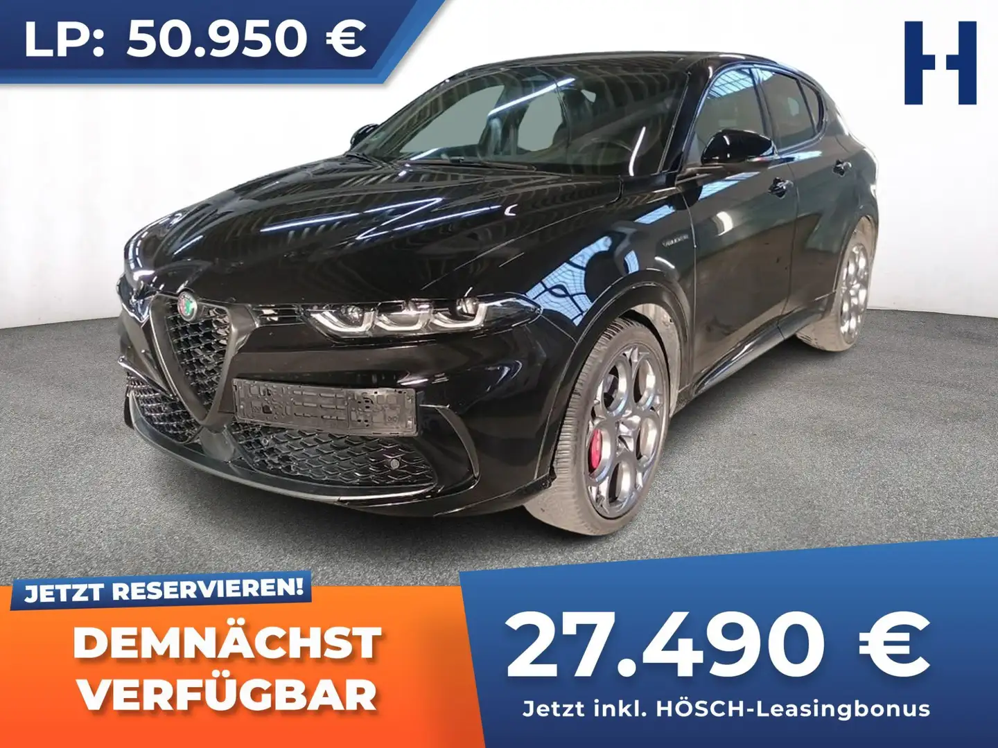 Alfa Romeo Tonale Veloce 1.5 T4 Aut. PANO LEDER 20er SITZKLIMA Schwarz - 1