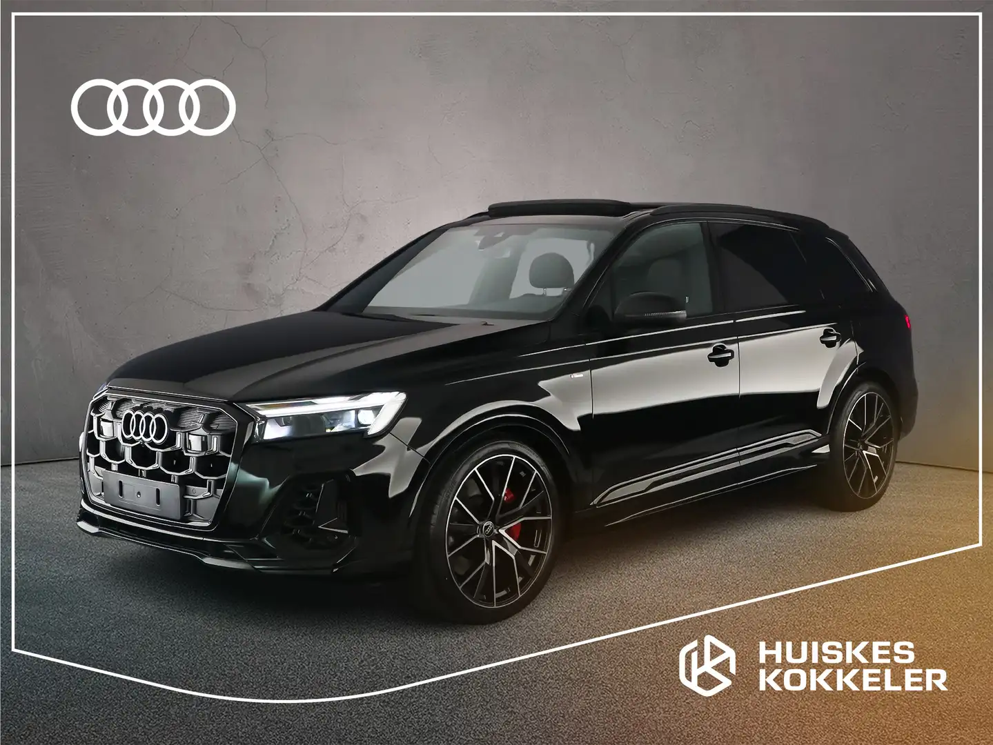 Audi Q7 55 TFSI e 394pk Pro Line S Zwart - 1