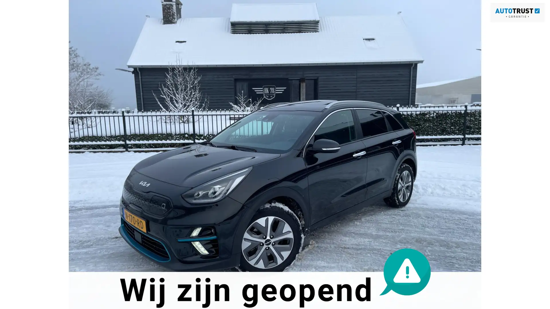 Kia e-Niro DynamicPlusLine 64 kWh SOH 100% NAVI CAMERA LEER S Schwarz - 1