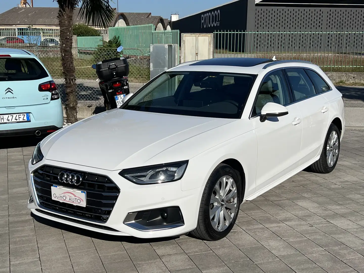 Audi A4 A4 Avant 35 2.0 tdi mhev Advanced 163cv s-tronic Blanc - 1
