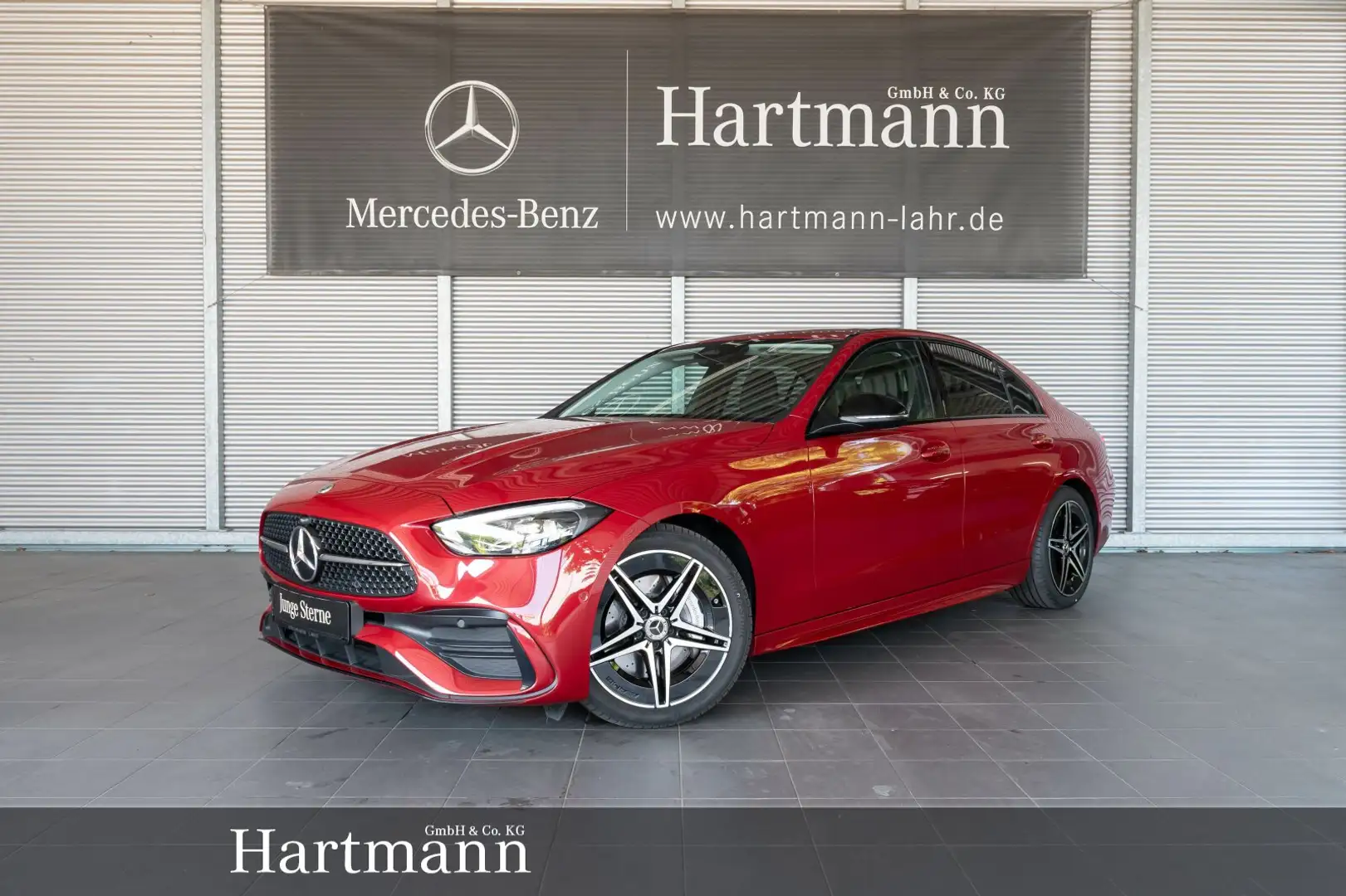 Mercedes-Benz C 300 C 300 d 4MATIC AMG-Line Night SHD AHK Assistenz Rot - 1