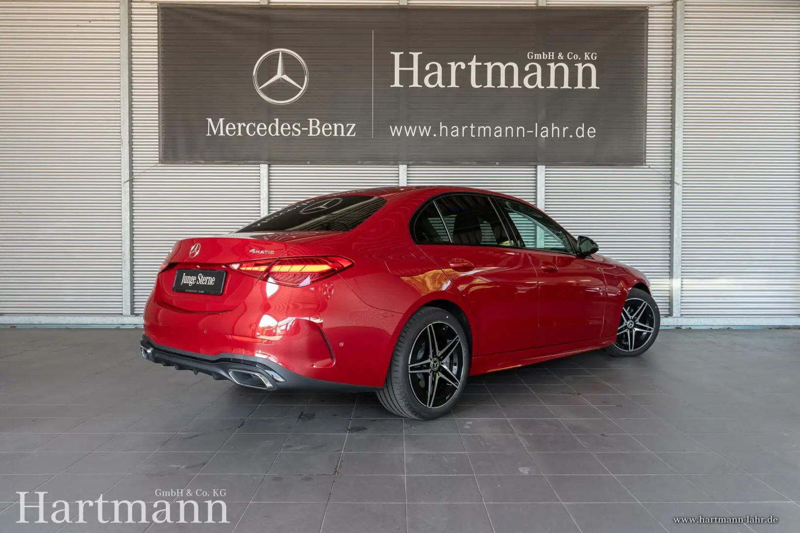 Mercedes-Benz C 300 C 300 d 4MATIC AMG-Line Night SHD AHK Assistenz Rot - 2