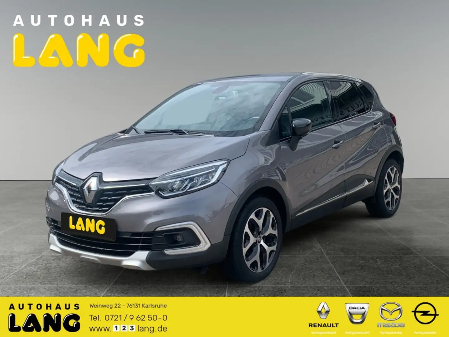Renault Captur 1.2 TCe 120 EU6 Intens AUTOMATIK NAVI Grau - 1